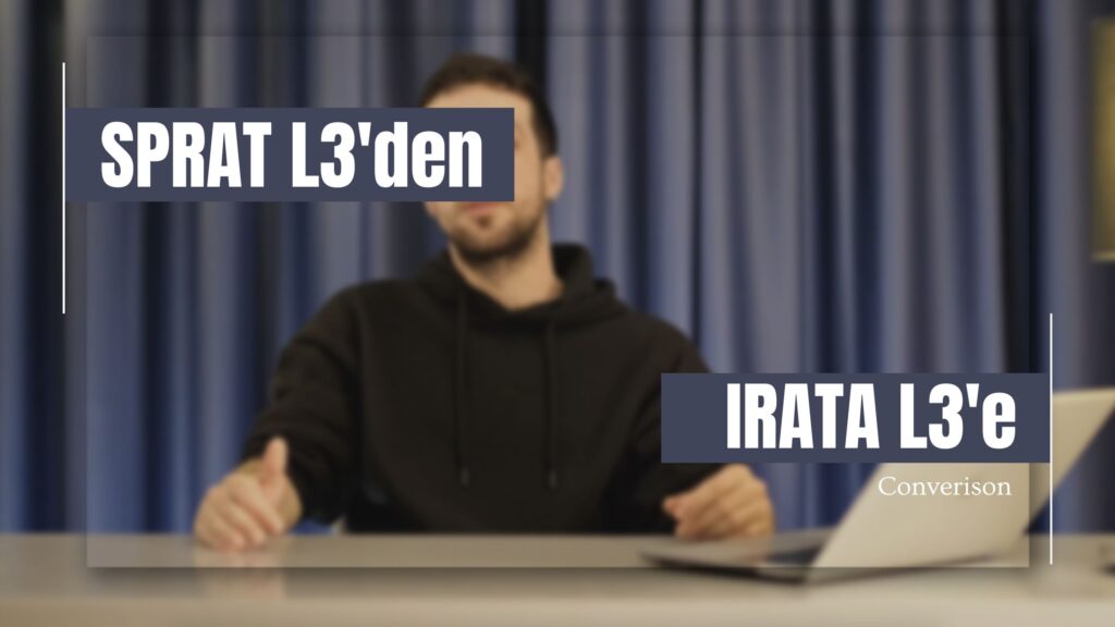 SPRAT dan IRATA'ya geçmek.